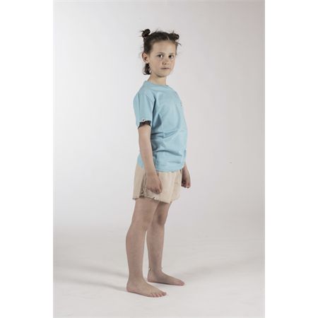 Smile Scilla Logo Palm Blu JUNGLEKids | KMMSMILESCILLA